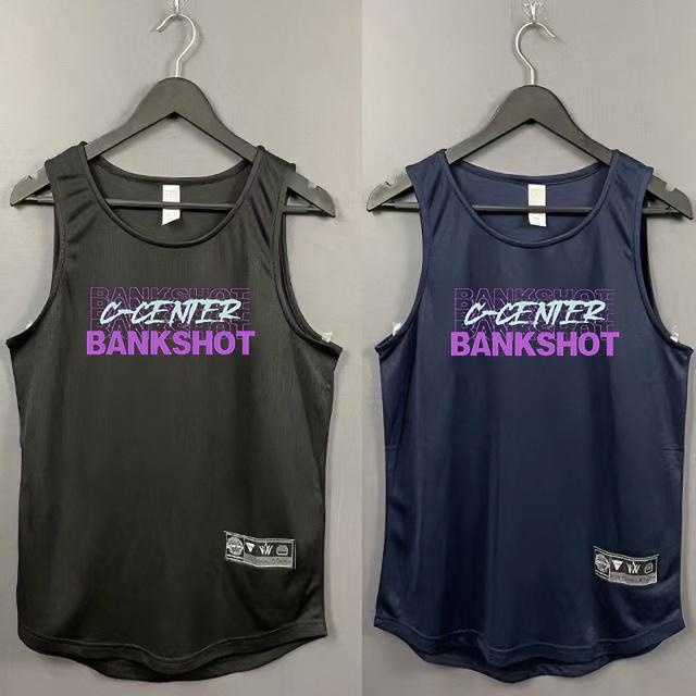 BANKSHOT夏季美式篮球速干背心投篮服宽松透气健身跑步坎肩上衣潮