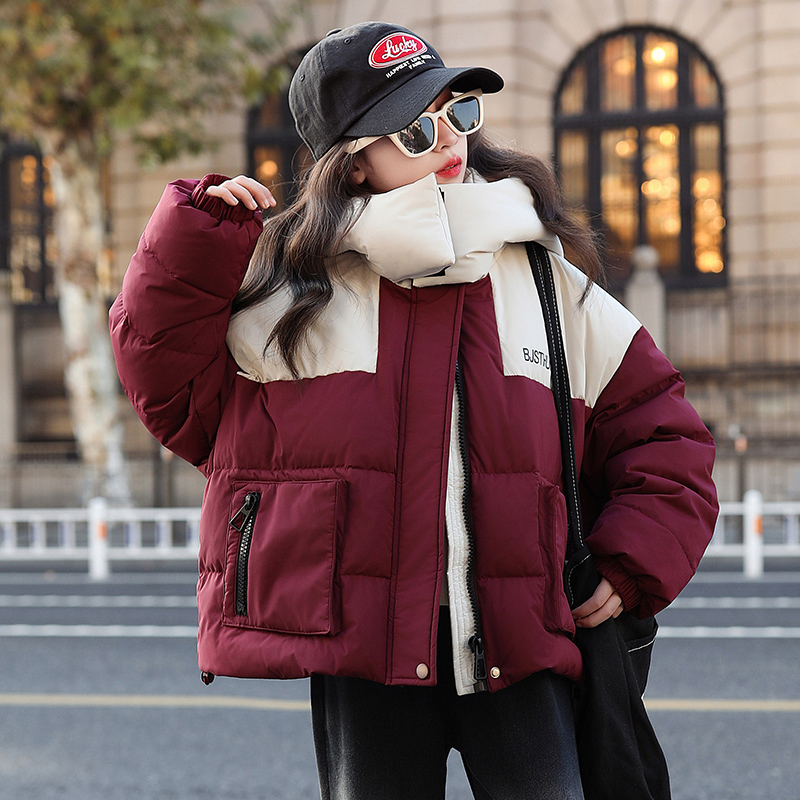 女童短款羽绒服6-12岁15岁2023新款冬季中大儿童洋气加厚时髦外套