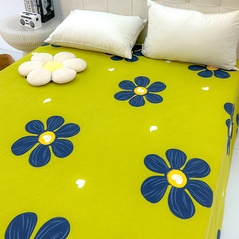 L（太阳花）纯棉大布头 2.5*2.45米纯棉床单1.8米 2米床用磨毛