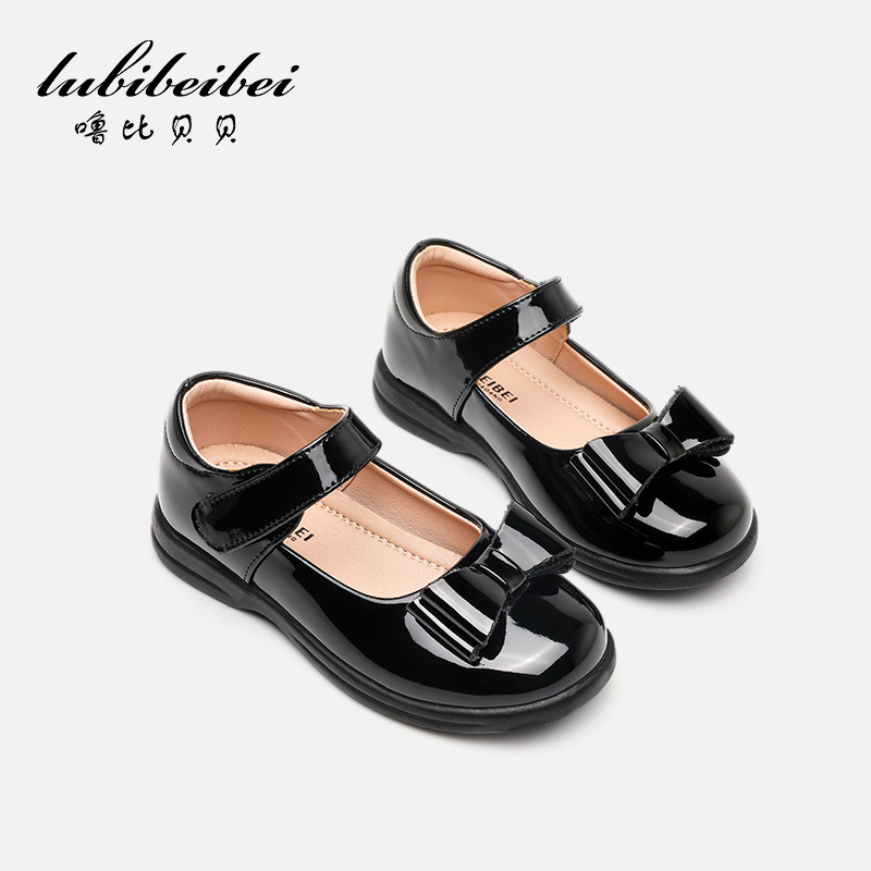 女童皮鞋新款女孩英伦风小学生演出鞋子儿童黑色单鞋学院公主学院