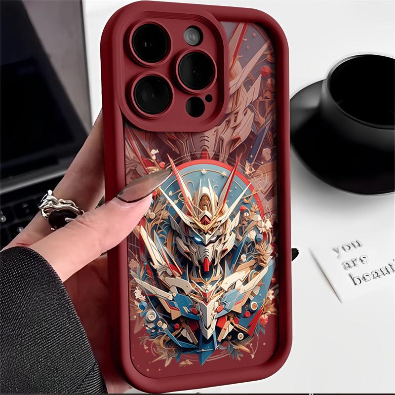国风高达iPhone15Pro苹果14promax/13创意12promax/11Pro手机壳软