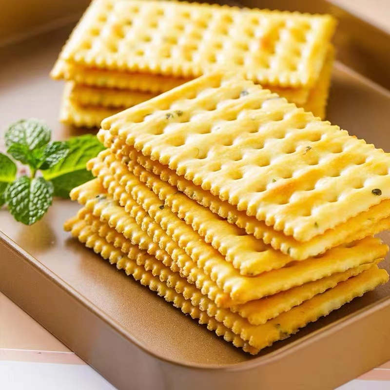 苏打饼干薄脆追剧解馋零食无蔗糖网红食品独立包装开袋即食下午茶