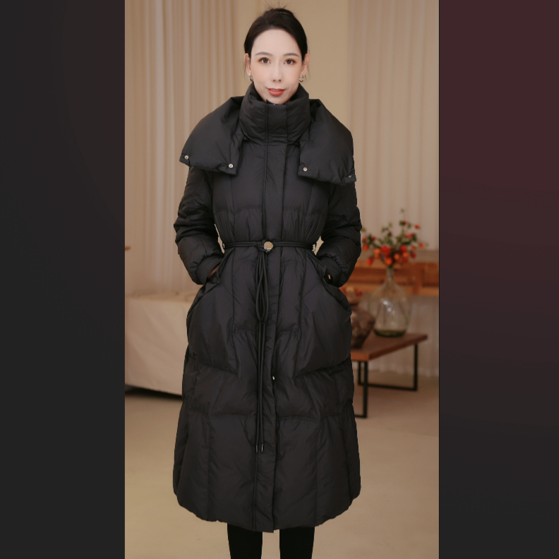 YAYA鸭鸭轻暖感中国好羽绒新款气质羽绒服YE3B630647A