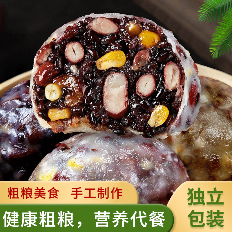 【 宠粉】山东五谷粗粮粘豆包手工制作，送4个大黄米窝窝PLD香甜营养