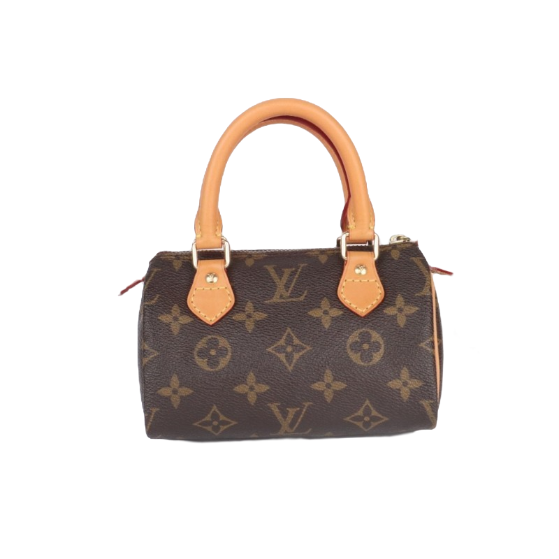 95新 LouisVuitton/路易威登 95新 LV 老花 speedy mini枕头包