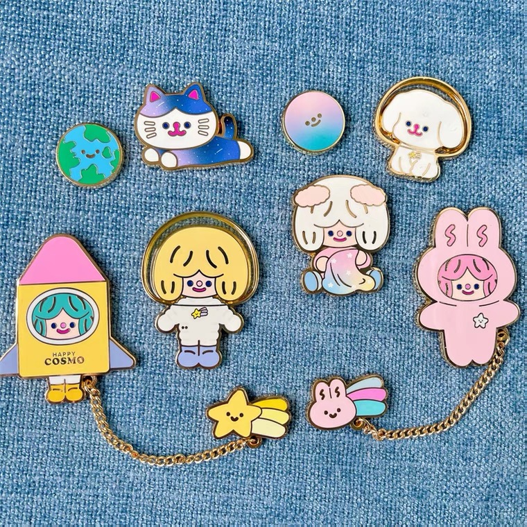 独角兽 rico宇宙徽章 单个盲盒