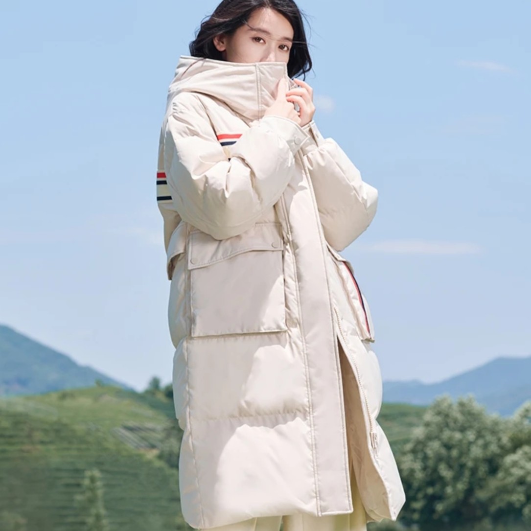 线下1899！过冬必备！厚实不臃肿~90鸭绒休闲宽松女式羽绒服 M11632