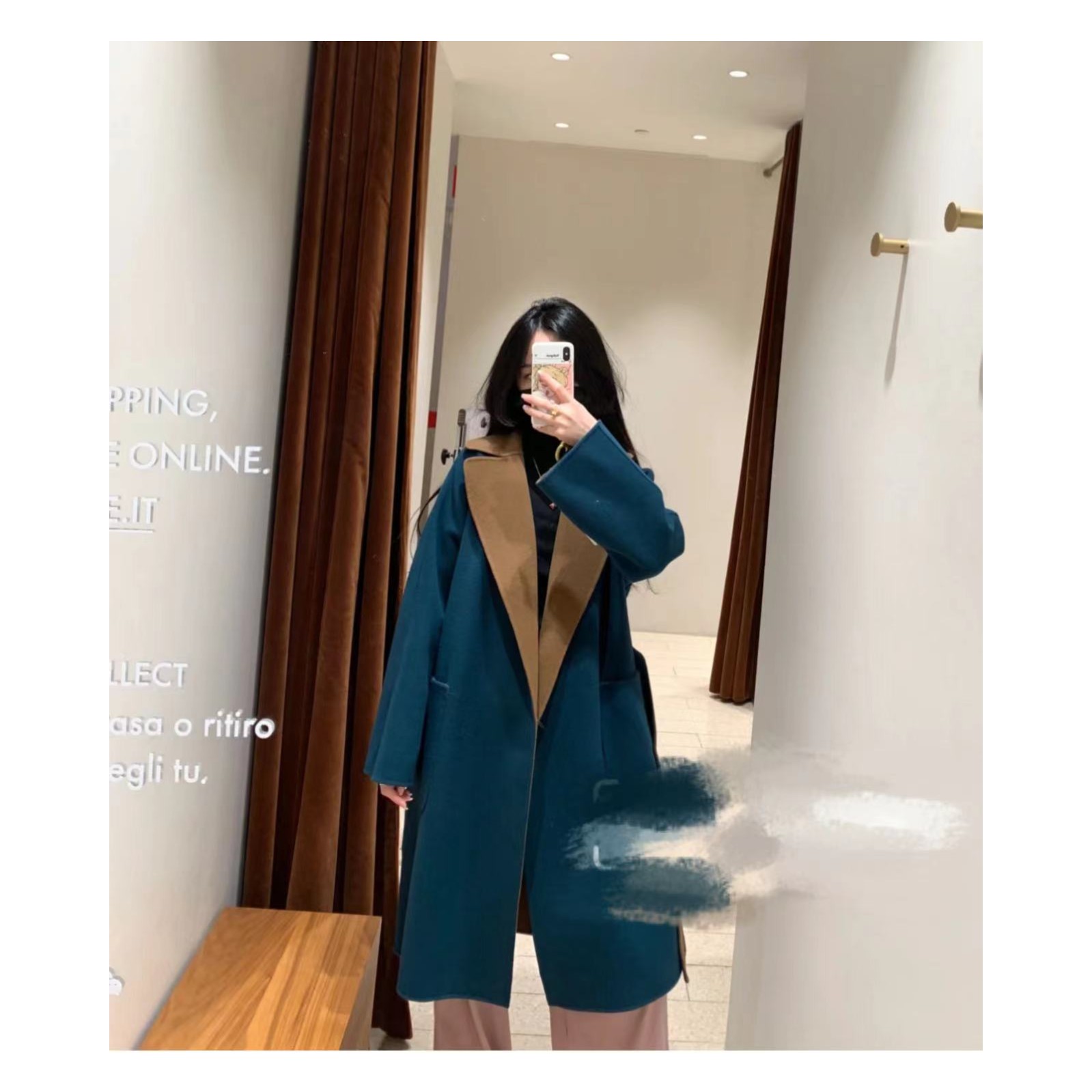 95新  安洁利严选maxmara大衣/YK0101703