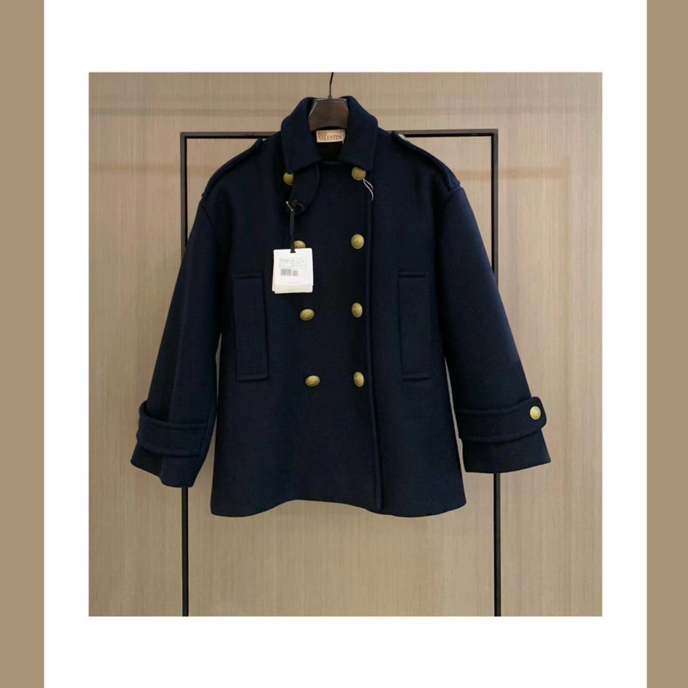 95新 Valentino/华伦天奴 安洁利严选大衣/YK4957