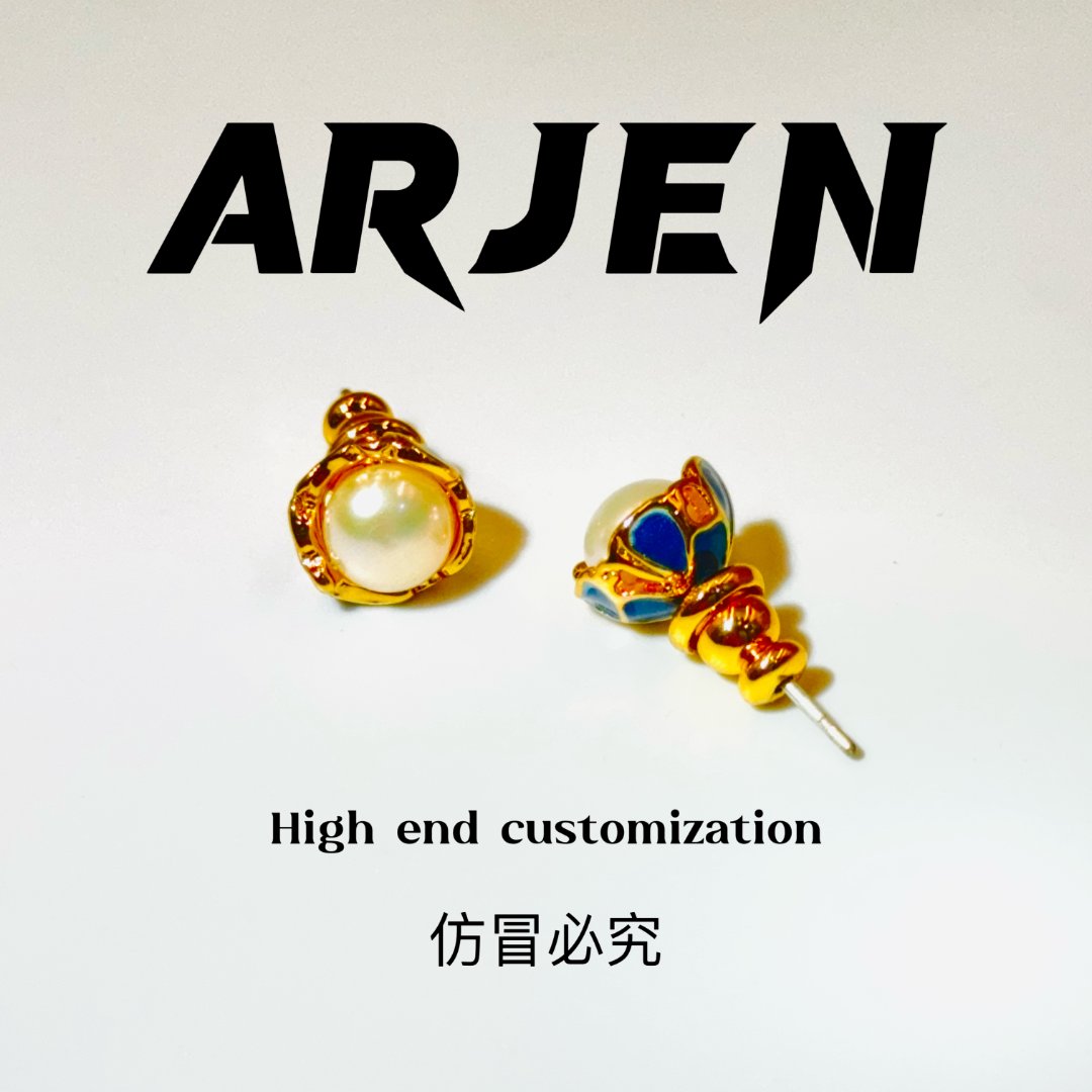 铜合金耳饰 【门店688】白珠耳钉气质轻奢时尚百搭E57