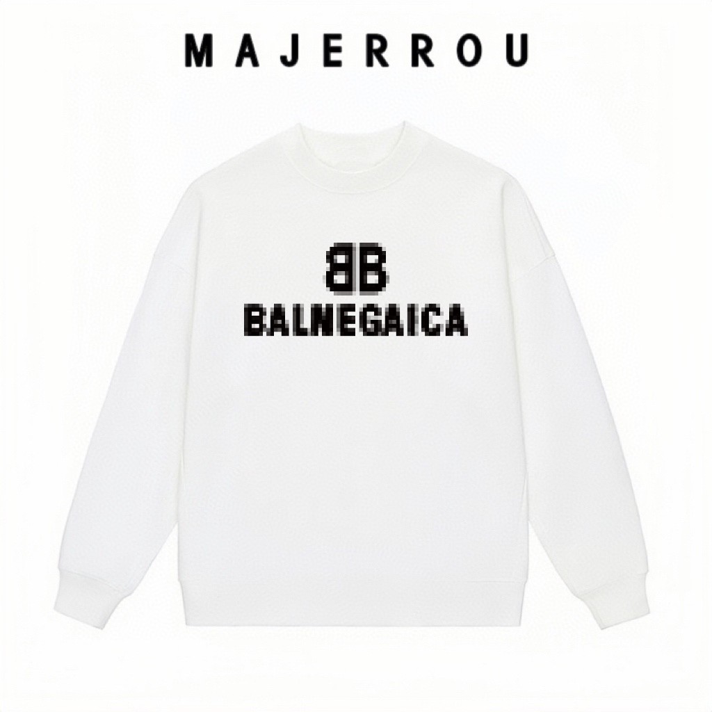 MAJERROU/玛基欧马赛克B巴黎卫衣欧美时尚棉高端男士世家长袖潮99