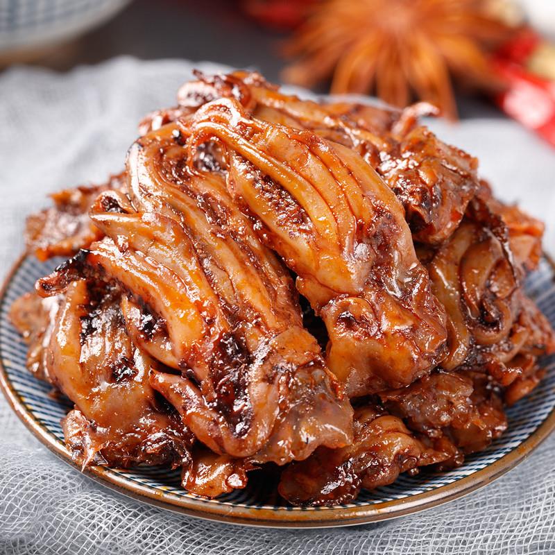 麻辣鱿鱼须香辣孜然铁板烧烤鱿鱼丝零食小吃海味即食网红食品