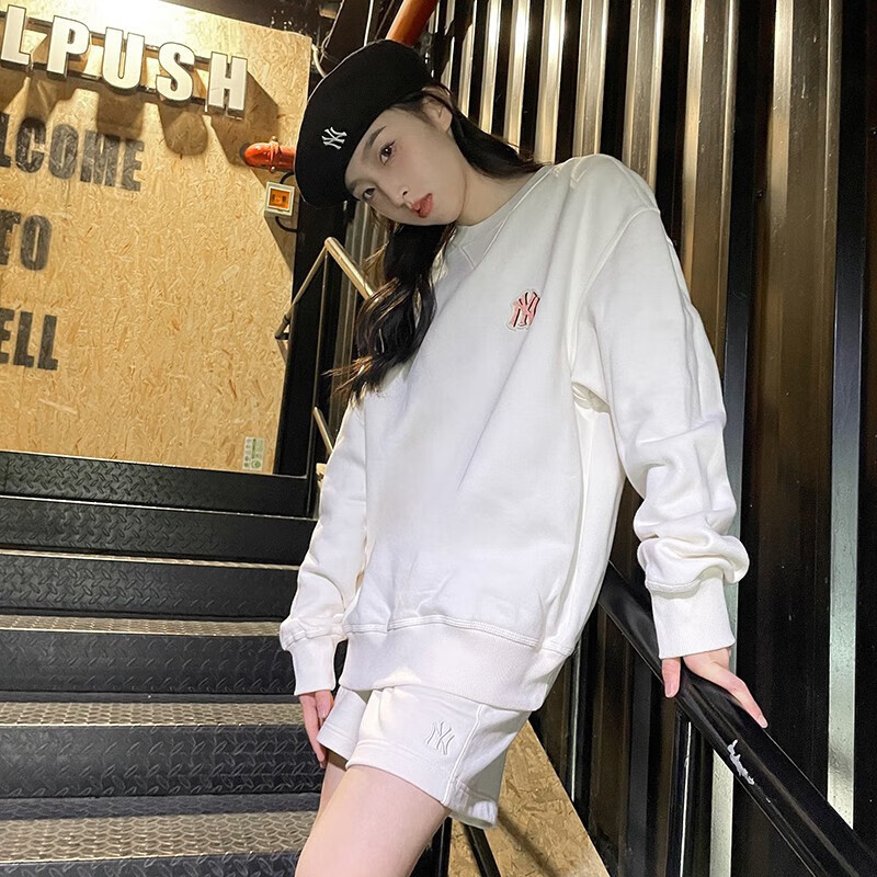 MLB美职棒（MLB)男女装23冬季新款运动服上衣休闲时尚套头衫卫衣
