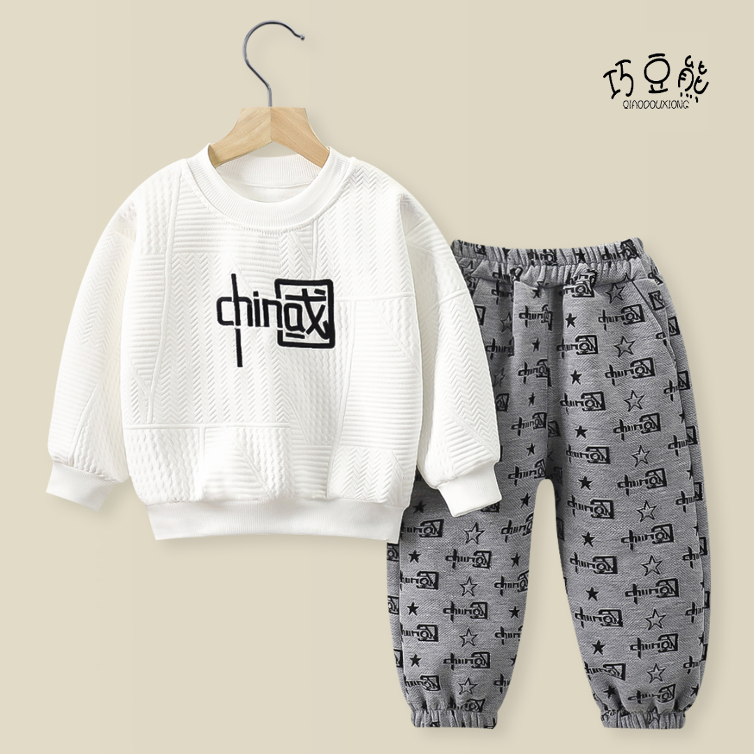 儿童秋季套装新款两件套男女宝宝韩版卫衣+裤子休闲洋气百搭1-9岁