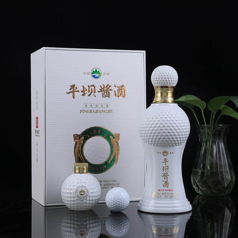 PINGBA/平坝高尔夫VIP尊享酱酒53度酱香型口粮酒53度500ml+100ml