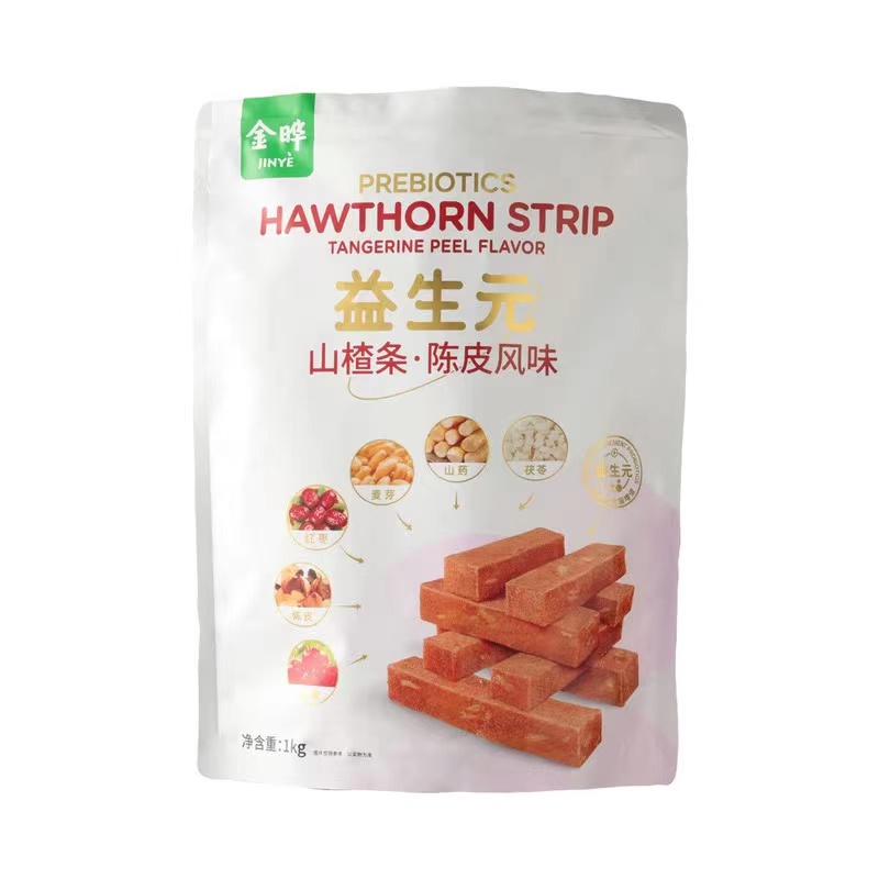 山姆金晔益生元陈皮风味山楂条山楂干1KG 果脯酸甜可口开胃