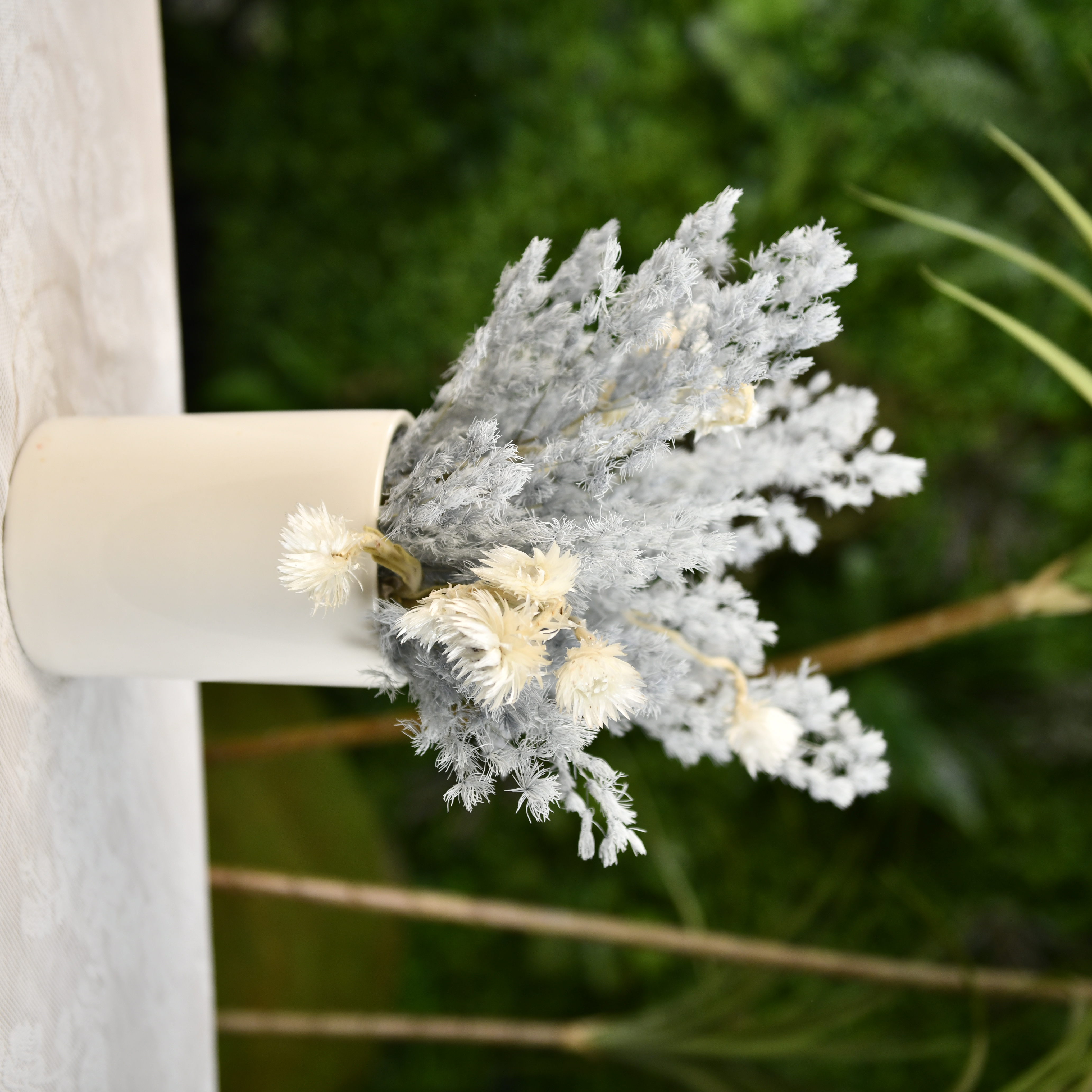NAMOCHUNFENG【白露】干花永生花旱雪莲花束家居装饰客厅简约摆件