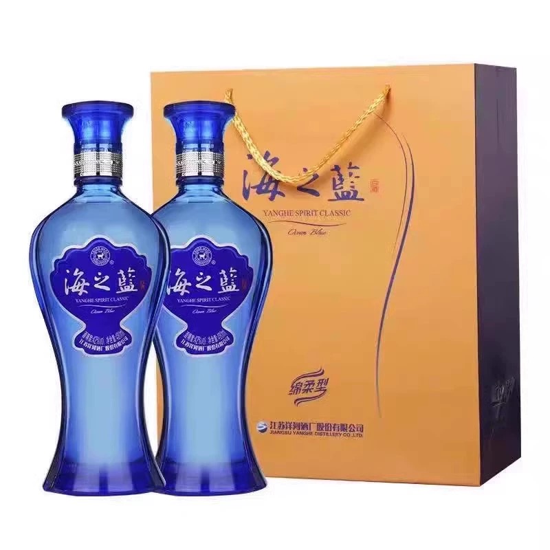 洋河 蓝色经典 海之蓝42度白酒(新老款随机)（精选）42度480ml