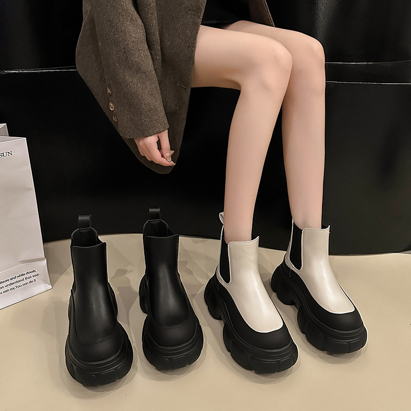 【完美严选】雪地靴女防水厚底棉鞋加绒加厚保暖中筒靴子马丁短靴