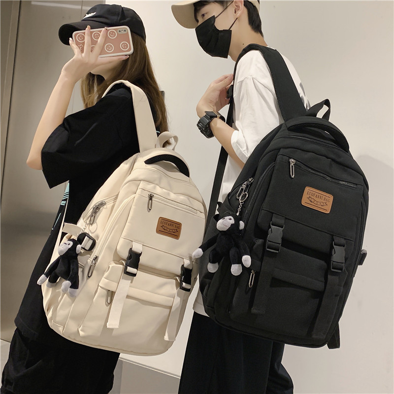 书包男初中生大容量高中生ins潮男生电脑背包2021大学生双肩包女