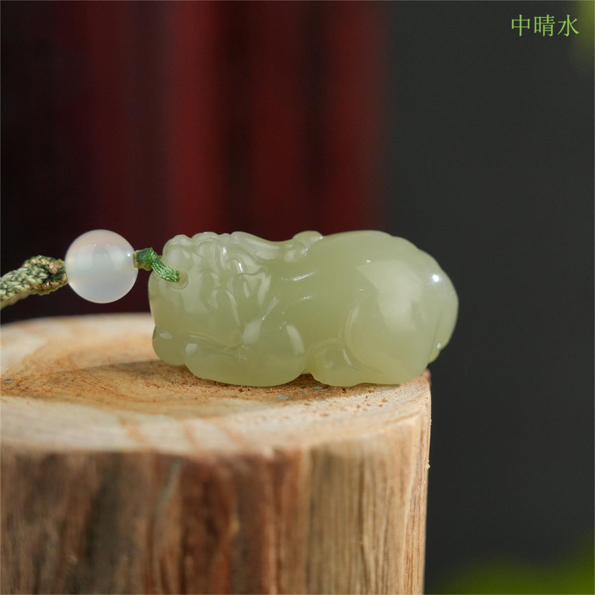 ZOCAI/佐卡伊和田玉晴水貔貅吊坠项链 C03465/C03466 多样性发一