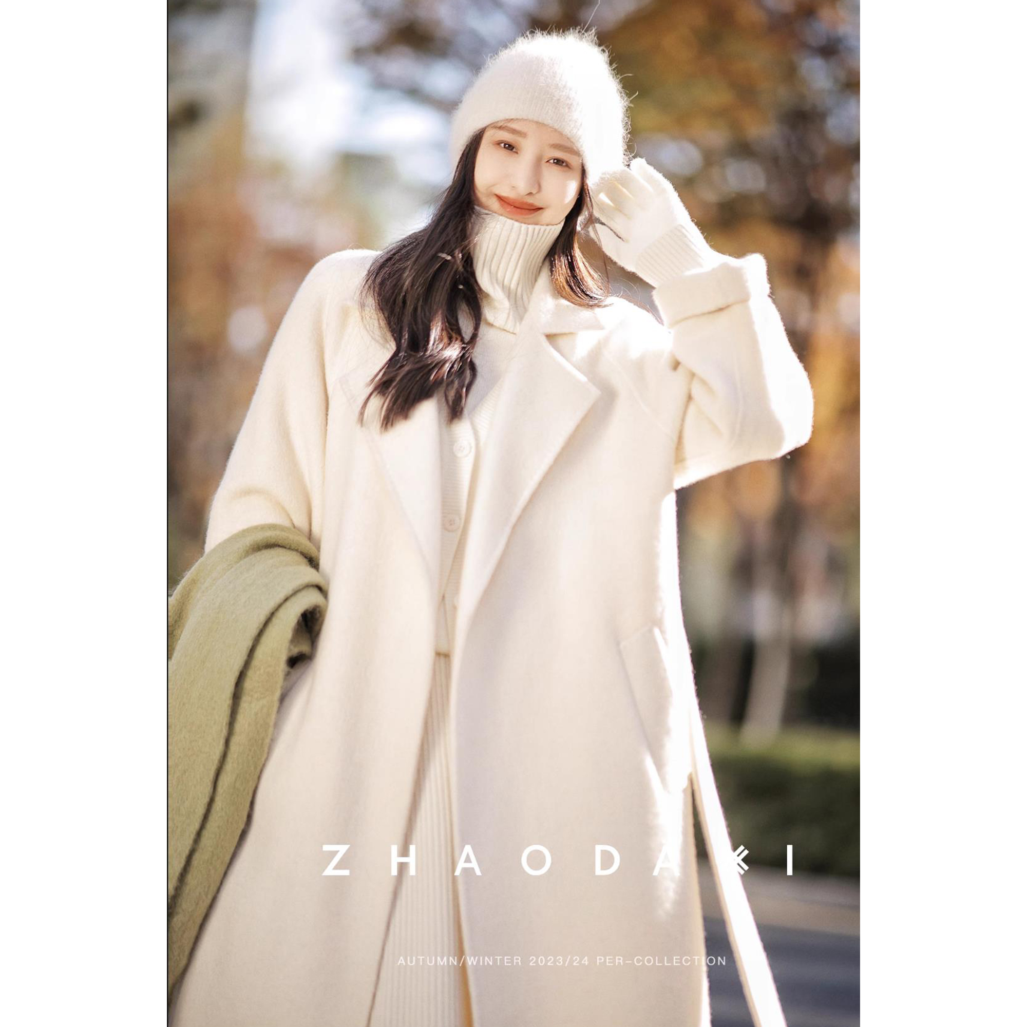 【赵大喜】小巴黎大衣| 骆驼绒+桑蚕丝 加密高克重