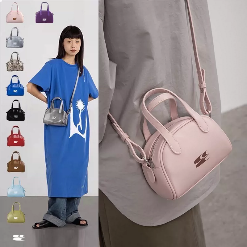 Cryingcenter未来复古系列 LOGO 休闲经典mini波士顿包