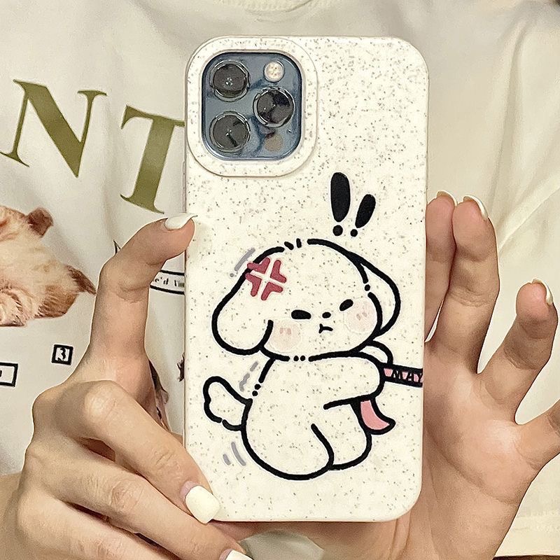 拉扯小狗适用iphone15/14/12/11/xr手机壳苹果13华为vivo小米oppo