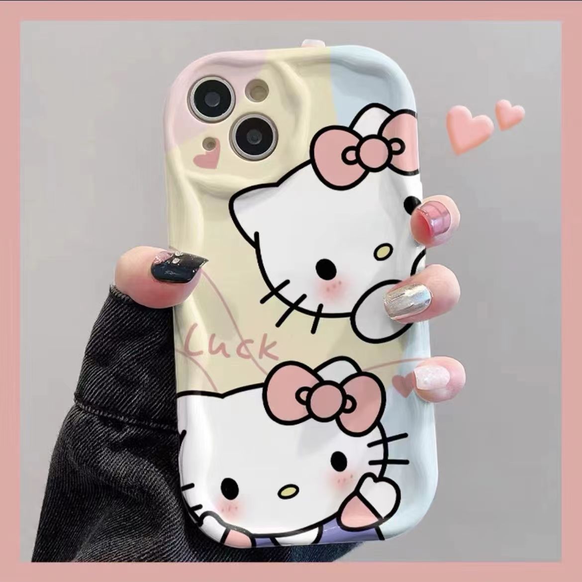 彩底KT猫适用iphone15/14/12/11/xr手机壳苹果13华为vivo小米oppo