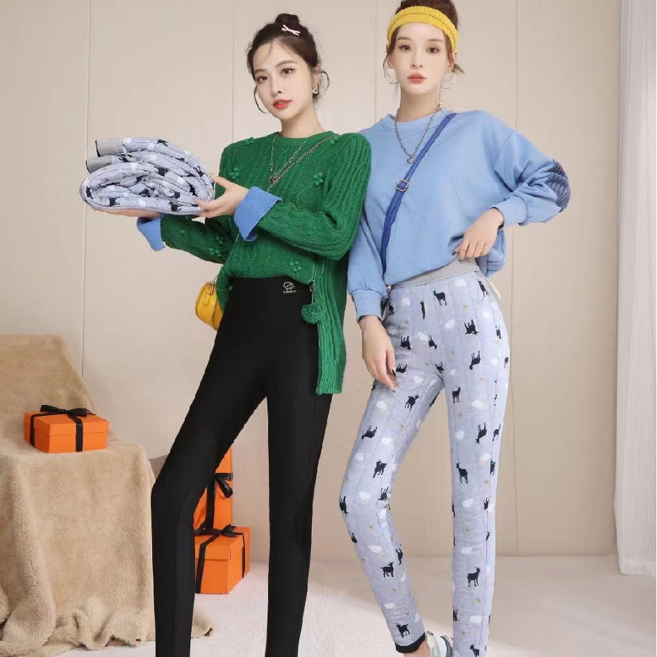 2277黑山羊保暖小黑裤