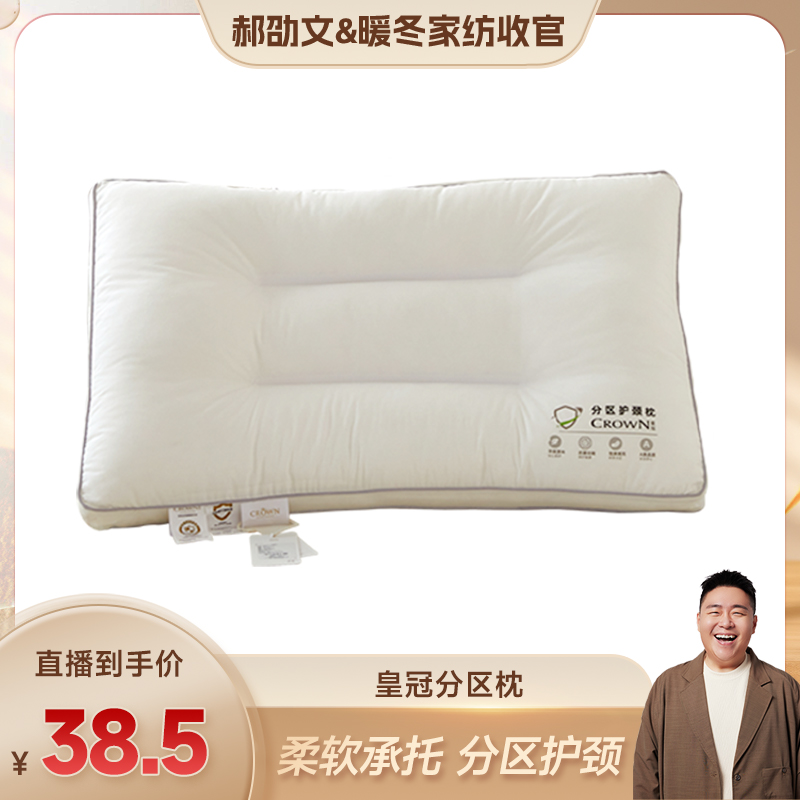 sd666【年末促销价】CrowN皇冠分区枕48*74*6cm一只装AA
