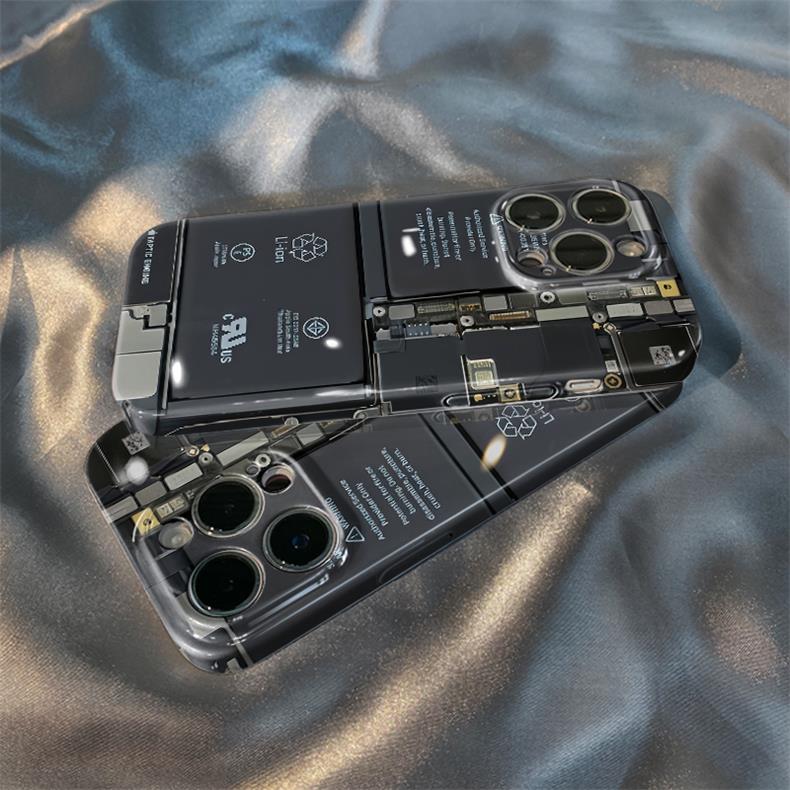 电路板苹果13手机壳新款iPhone14promax创意12个性11小众xs菲林xr
