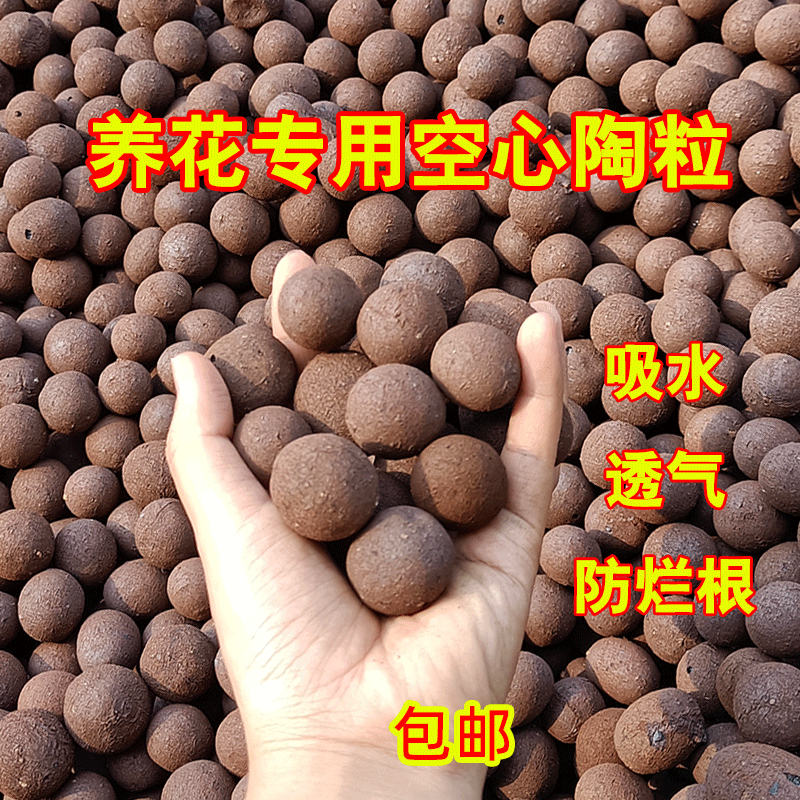 【陶粒】垫底陶粒铺面绿植水培通用多肉铺面石透气不烂根珍珠岩土