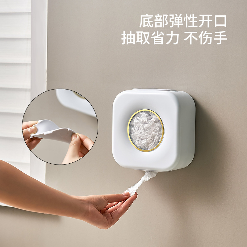 【2.9元福利】壁挂保鲜膜套收纳盒+保鲜膜 厨房保鲜袋整理盒收纳盒
