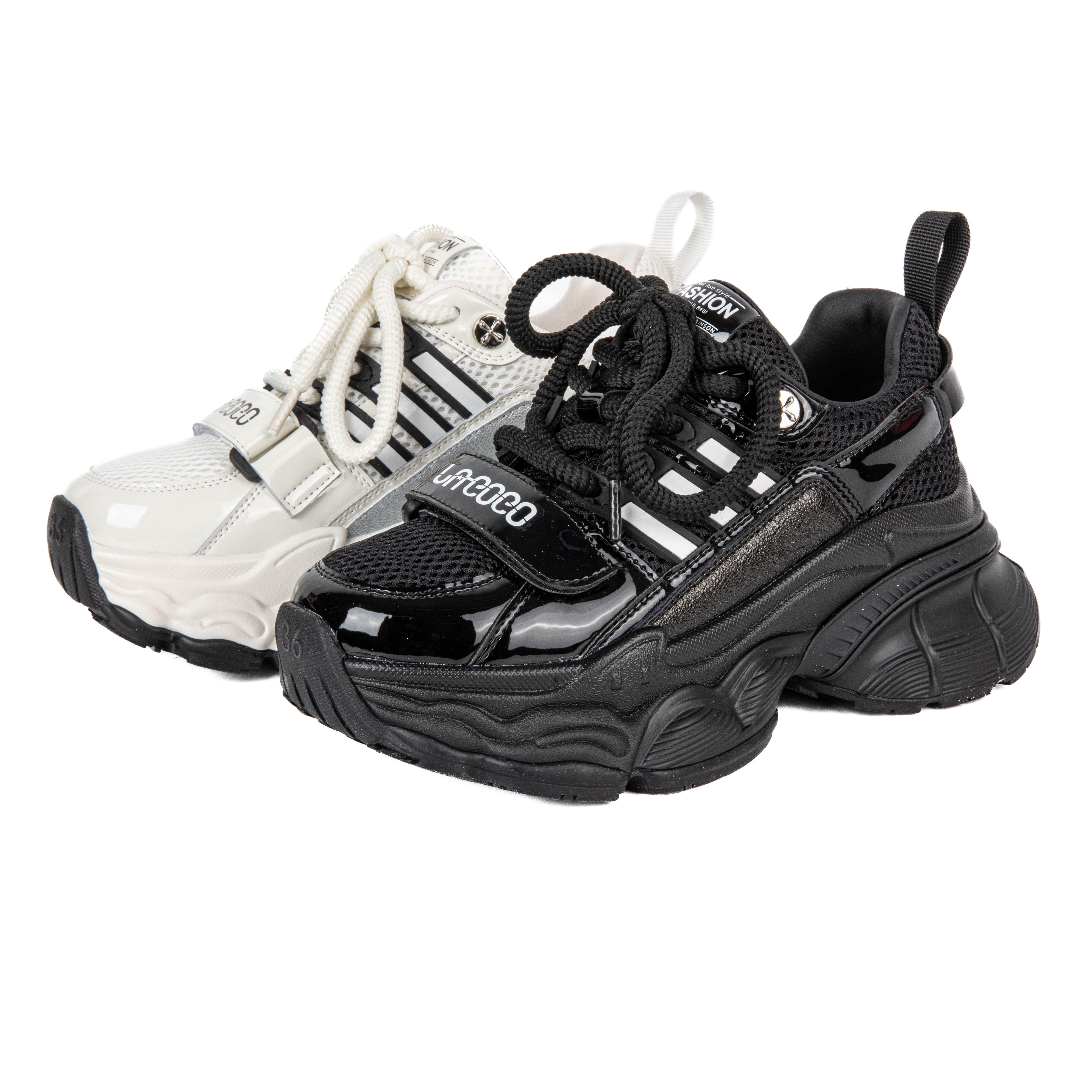 【盈姐专属】1161-48厚底老爹鞋女新款欧洲站透气系带运动鞋