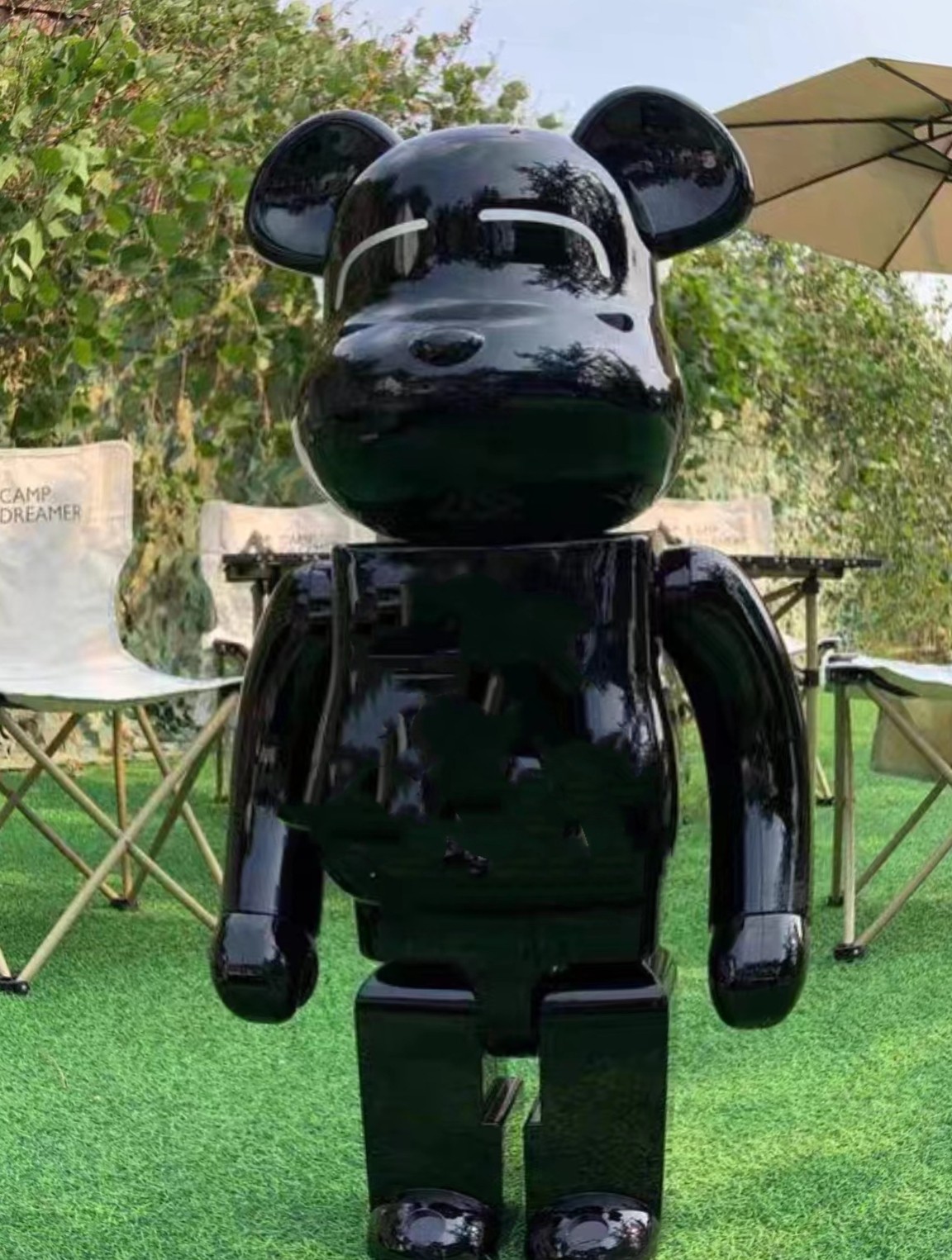 Msbeer1000%熊摆件积木熊客厅潮流手办