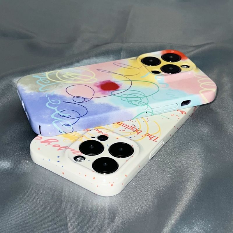 网红爆款泼墨线条苹果14菲林手机壳iphone13promax亚克力12菲林壳