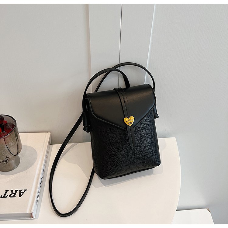 艺承高奢 | 单肩斜挎女士包（长15宽5高18）2802黑