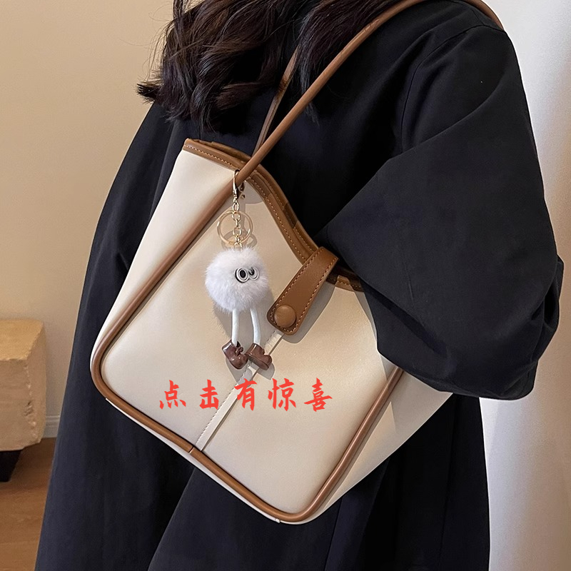 包包女款大容量托特秋冬2023新款百搭高级感大学生上课单肩通勤包