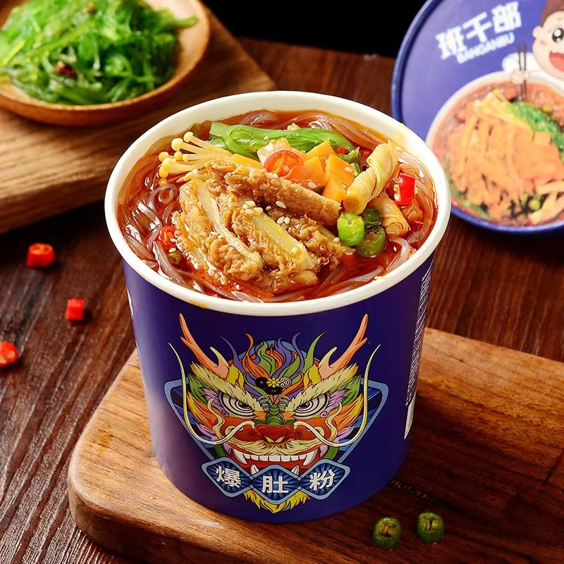 班干部麻酱爆肚粉冲泡香辣关东煮真毛肚休闲追剧火锅感素食美食