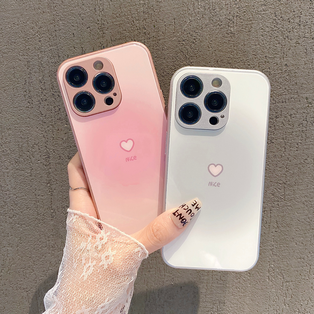适用玻璃壳iphone/华为荣耀/OPPO/VIVO/小米手机壳pro套全包保护