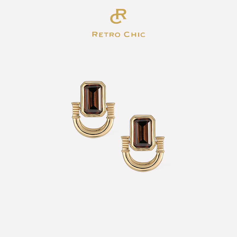 铜合金耳饰 Retro Chic  意大利复古时尚首饰 宙斯神庙耳环
