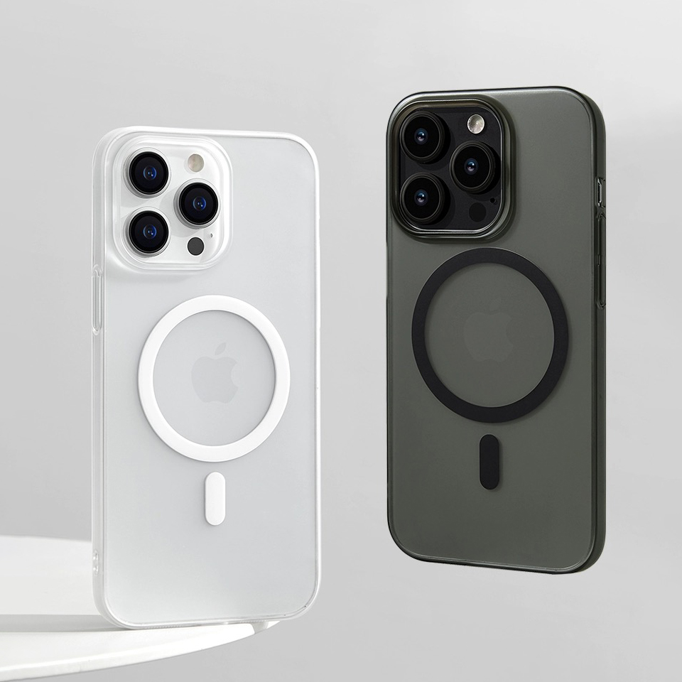 冰雾超薄苹果15轻薄磨砂磁吸壳遥遥领先iphone14pro保护壳防摔
