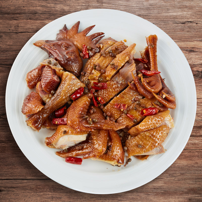 周家口花椒风干鸡麻椒鸡河南即食熟食整只中秋600g