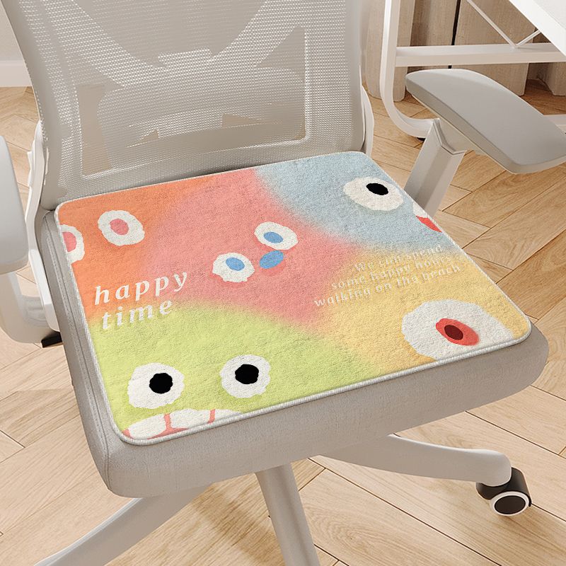 坐垫冬季毛绒椅子垫屁垫车用办公室久坐加绒座垫屁股垫子加厚软垫