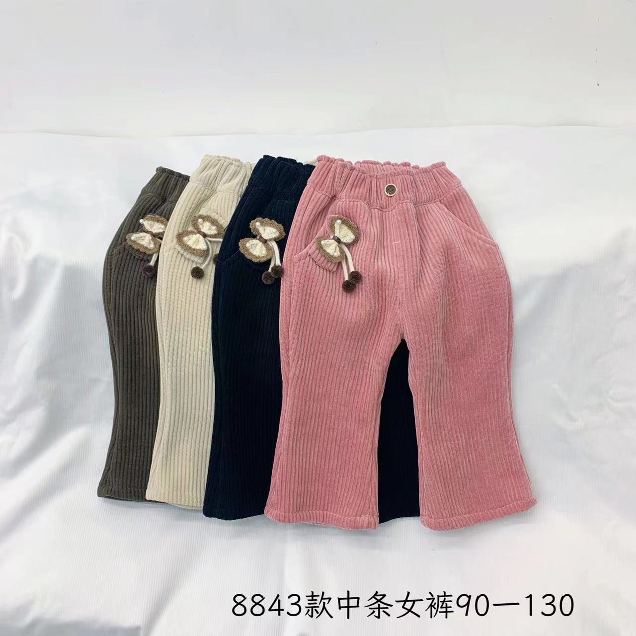 秋冬款~条坑休闲裤8843