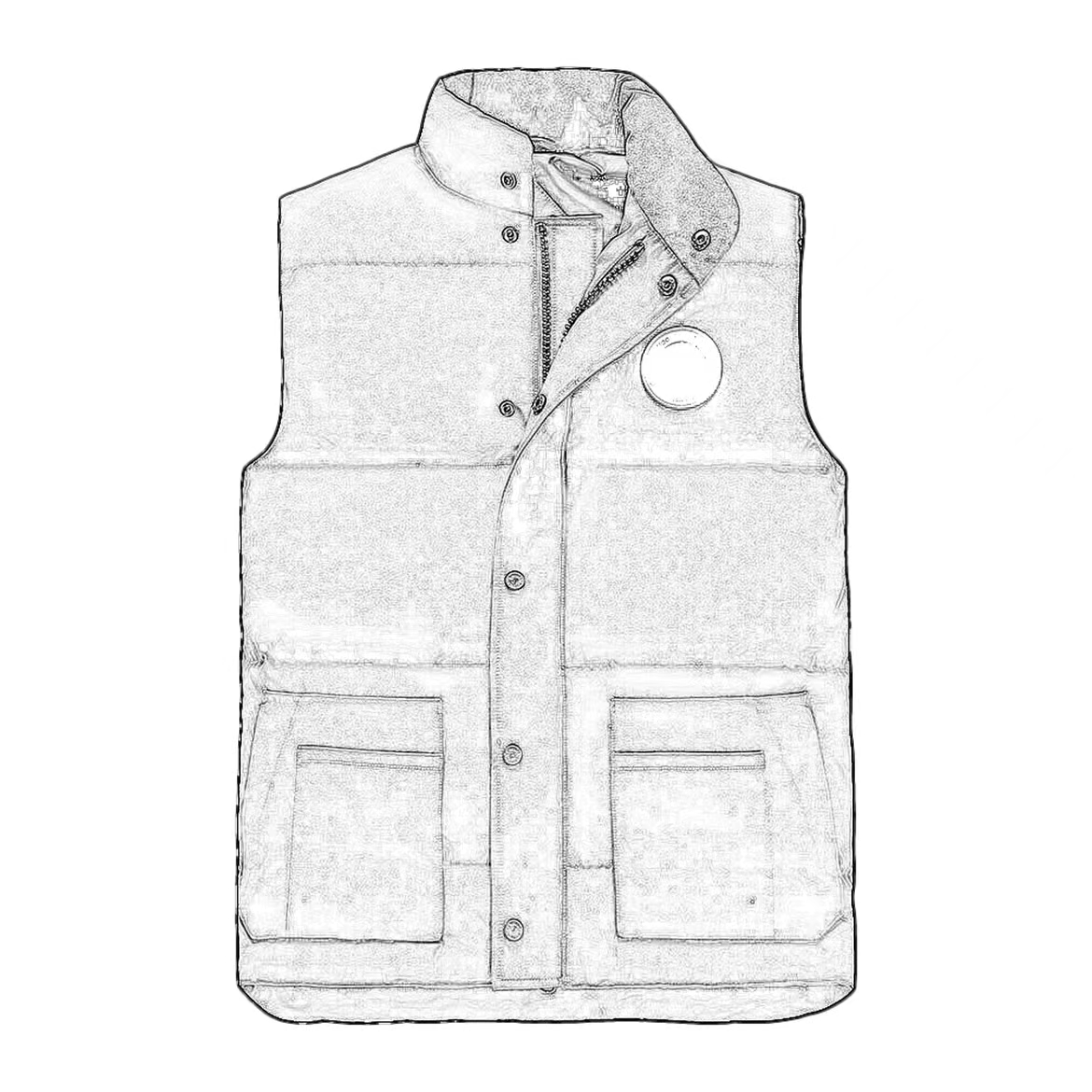 【Lucas严选原样开发】卢卡家新款立领秋冬时尚百搭保暖马甲LS901