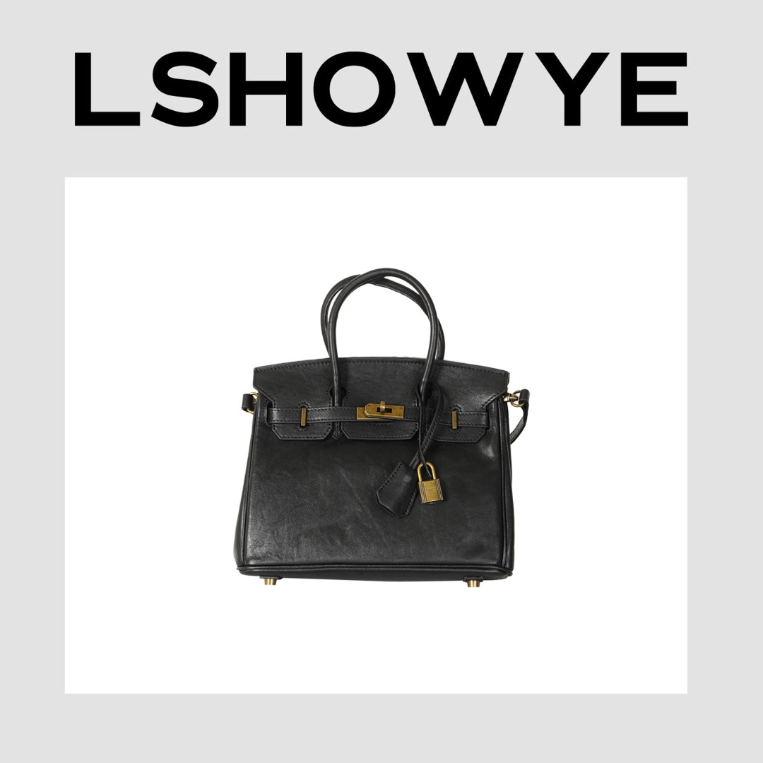 LSHOWYE｜黑色复古H手提包 H-25