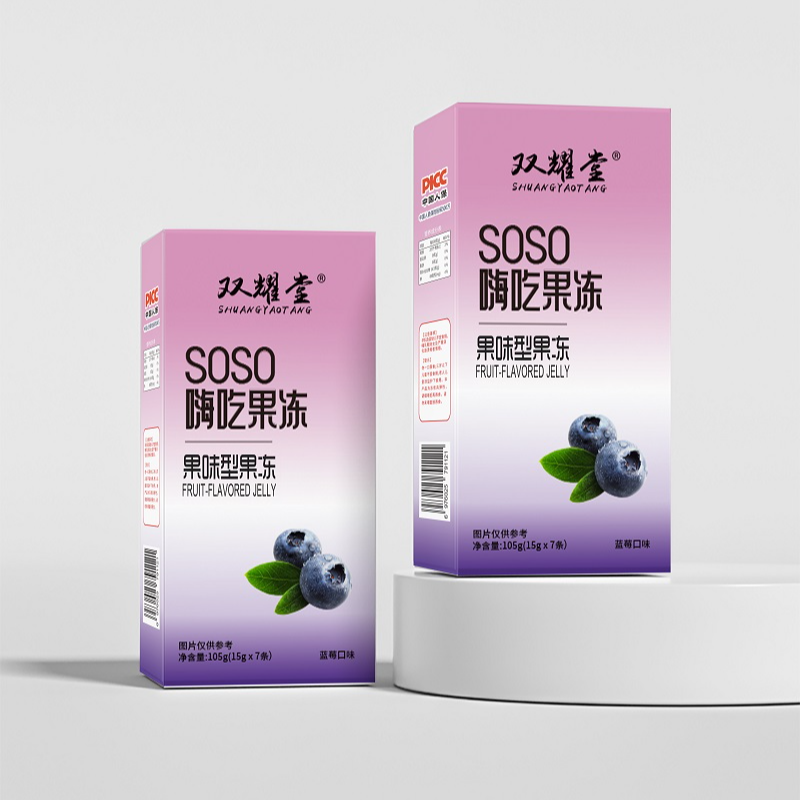T【12盒*7条】双耀堂益生元酵素嗨吃果冻果蔬发酵果冻105g/盒