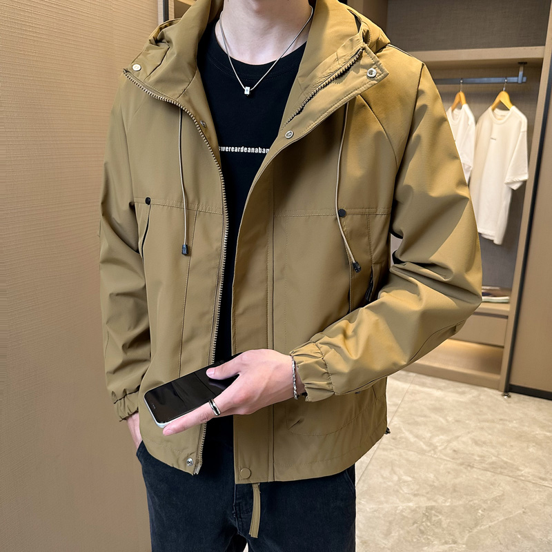 TUCANO/啄木鳥轻奢秋冬新款连帽夹克男2023爆款韩版潮流休闲外套